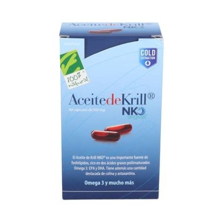 ACEITE DE KRILL 500 MG 80 CAPS NKO  100% NATURAL