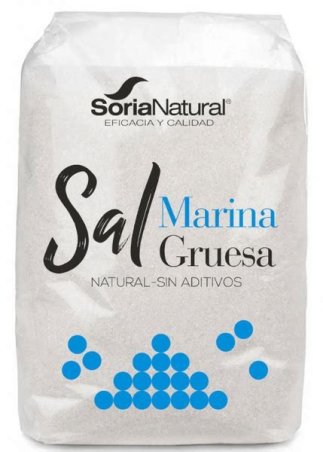 SAL MARINA GORDA 1KG SORIA NATURAL