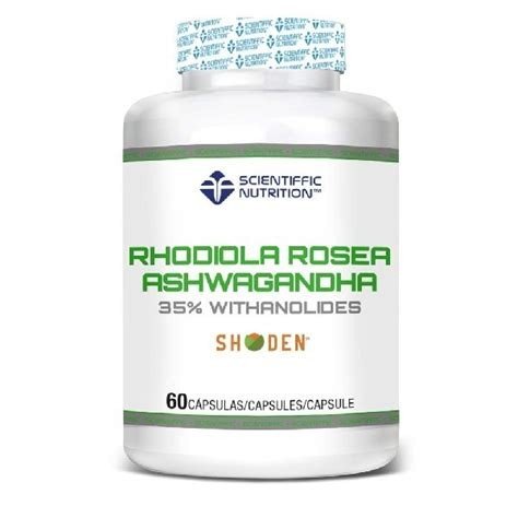 RODIOLA ASHWAGANDA 60CAP SCIENTIFIC NUTRICION