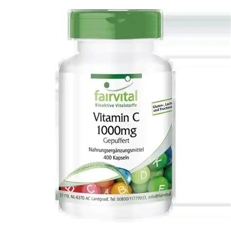 VITAMINA C AMORTIGUADA 1000 MG 400 CAPSULAS FAIRVITAL