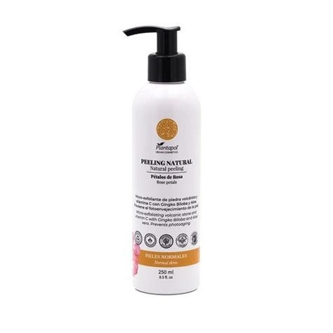 PEELING NATURAL BIO PETALOS DE ROSA 250ML PLANTAPOL
