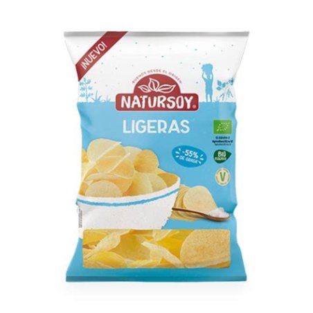 CHIPS LIGERAS 90GR NATURSOY