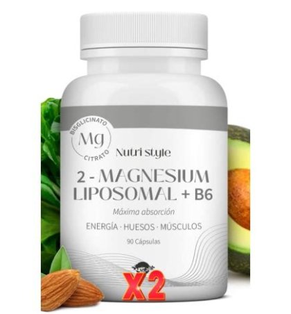 MAGNESIO LIPOSOMAL+B6 90 CAPSULAS NUTRI STYLE ESPADIET
