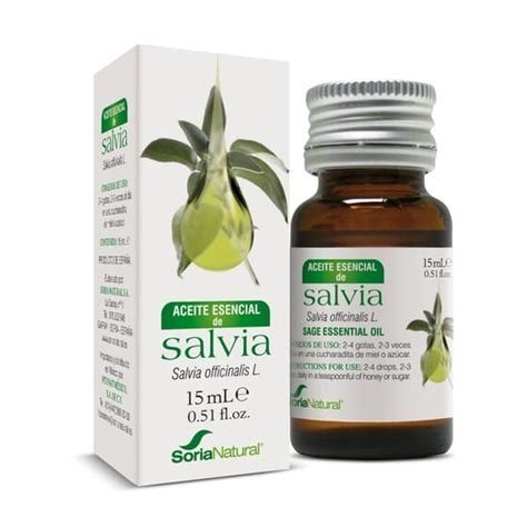 ACEITE ESENCIAL DE SALVIA 15ML SORIA NATURAL