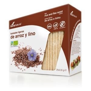 TOSTADAS DE ARROZ Y LINO 25 UDS. SORIA NATURAL