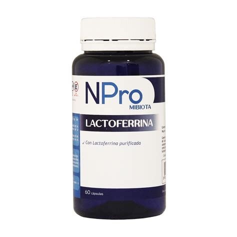LACTOFERRINA 200MG 60 CAPSULAS NPRO