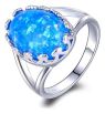 ANILLO PLATA LEY OPALO AZUL BUDA AZUL