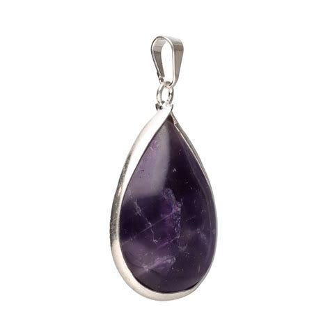 COLGANTE PLATA GOTA AMATISTA BUDA AZUL