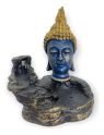 QUEMADOR DORADO CADENA LISO BUDA AZUL