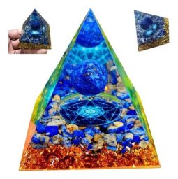 PIRAMIDE ORGONITA 75MM LAPISLAZULI BUDA AZUL