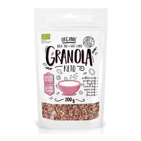 GRANOLA KETO ORIGINAL BIO 200GR DIET FOOD