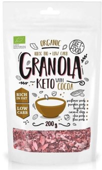 GRANOLA KETO CON CACAO BIO 200G DIET FOOD