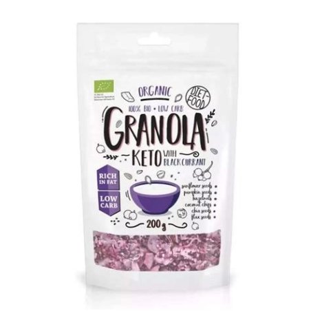 GRANOLA KETO CON GROSELLAS BIO 200G DIET FOOD