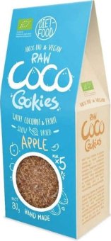 GALLETAS KETO COCO Y MANZANA BIO 80G DIET FOOD