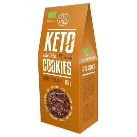 GALLETAS KETO CON CANELA 80G DIET FOOD