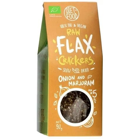 KETO CRACKERS DE LINO, MEJORANA Y CEBOLLA 90 G KETONICO