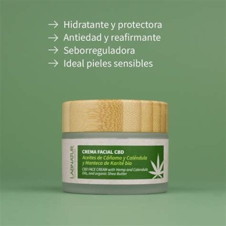 CREMA FACIAL HIDRATANTE CBD 50 ML NATURE