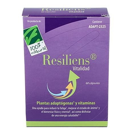 RESILIENS VITALIDAD 60CAP 100% NATURAL