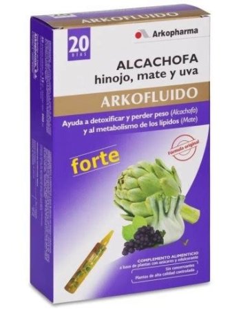 ALCACHOFA FORTE 20 AMPOLLAS ARKOPHARMA