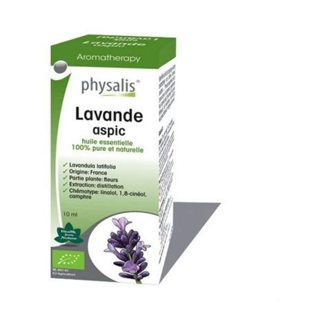 ACEITE ESENCIAL LAVANDA ASPIC PHYSALIS 10ML