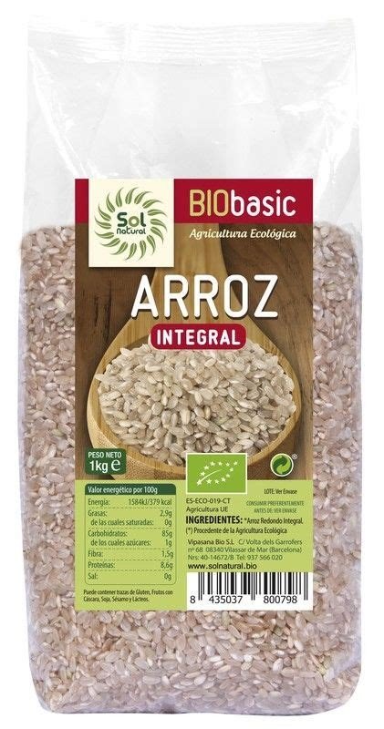 ARROZ REDONDO INTEGRAL BIO 1KG ICBIO
