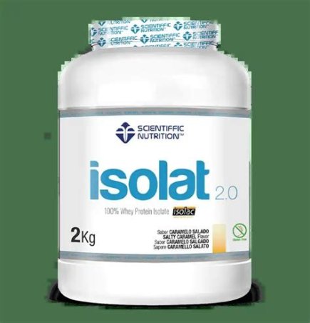 ISOLAT 2.0 WHEY PROTEIN 908 KG CARAMELO SALADO SCIENTIFFIC NUTRITION