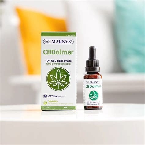 CBDOLMAR 10 % CBD LIPOSOMADO 30 ML PIPETA GOTERO MARNYS