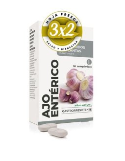 AJO ENTERICO 30 TABLETAS 900MG SORIA NATURAL