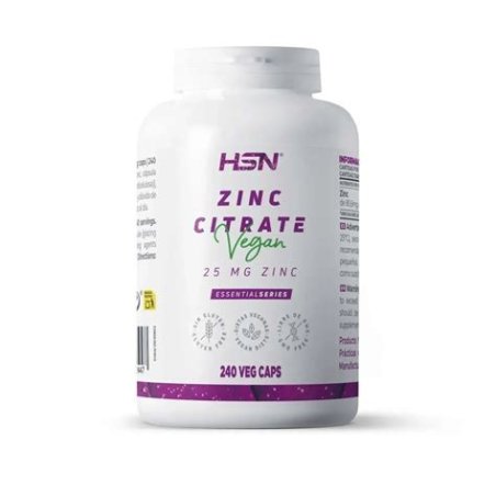 CITRATO DE ZINC 25MG 240 CAPSULAS HSN