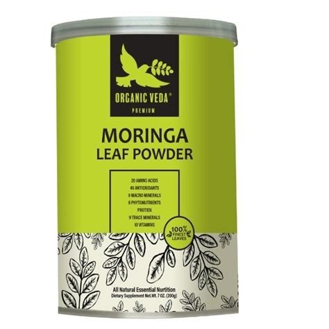 MORINGA POLVO 200GR ORGANIC VEDA