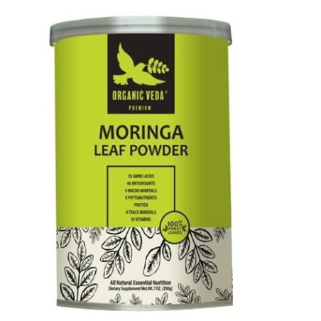 MORINGA POLVO 200GR ORGANIC VEDA