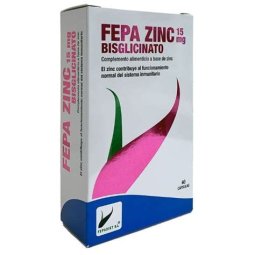 BISGLICINATO ZINC 60CAP 15MG FEPADIET