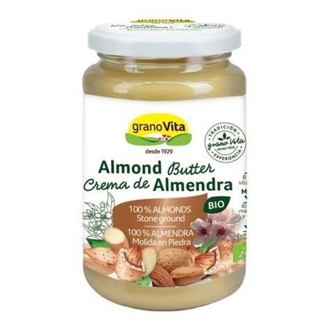 Crema de almendra bio granovita 350g
