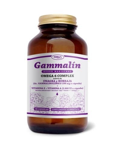 GAMMALIN OMEGA 6 COMPLEX+VIT FORMULA MEJORADA 90 CAPSULAS EVEUN