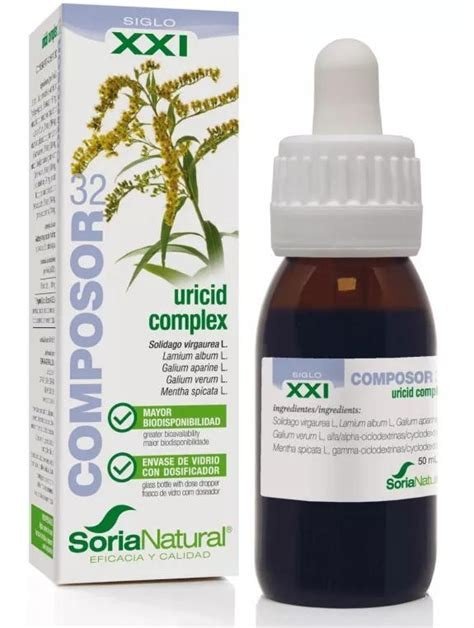 COMPOSOR 32 URICID COMPLEX S. XXI 50ML SORIA NATURAL