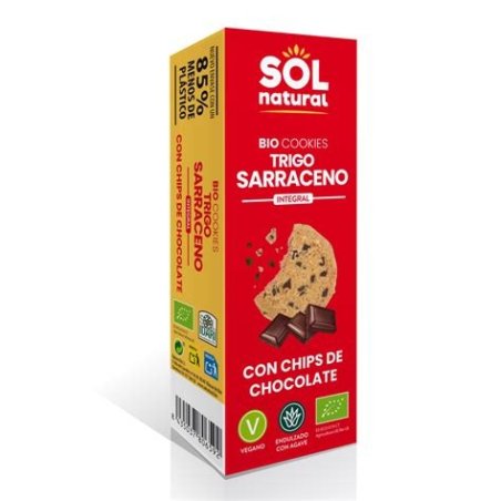 GALLETAS TRIGO SARRACENO CON CHOCOLATE BIO 150GRS -SANAVI
