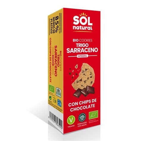 GALLETAS TRIGO SARRACENO CON CHOCOLATE BIO 150GRS -SANAVI