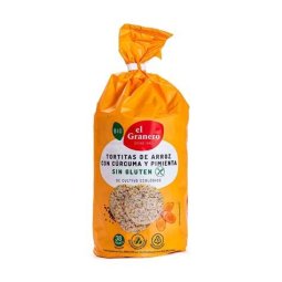 TORTITAS ARROZ CURCUMA HY PIMIENTA 115GR EL GRANERO