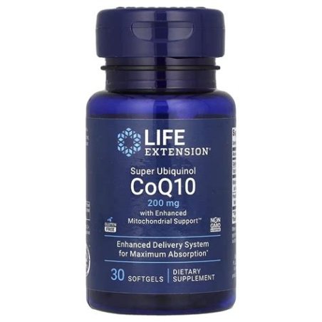 SUPER UBIQUINOL COQ10 LIFE EXTENSION 30 PERLAS
