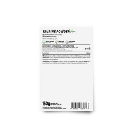 TAURINE EN POLVO 150G HSN