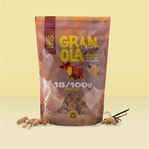 GRANOLA PEANUT BUTTER VAINILLA 275G LA NEW YORKINA