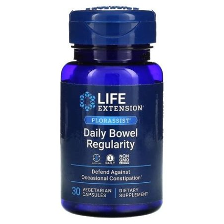 DAILY BOWEL REGULARITY 30 CAPSULAS LIFE EXTENSION