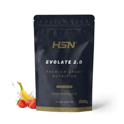 EVOLATE 2.0 PROTEINA AISLADA FRESA Y PLATANO 500G HSN