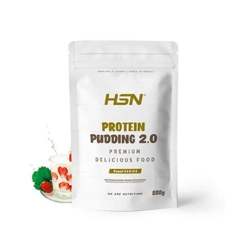 PUDDING PROTEICO FRESA Y NATA 500G HSN