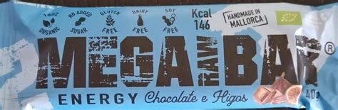 Barrita mega bar energy choco e higos 40g