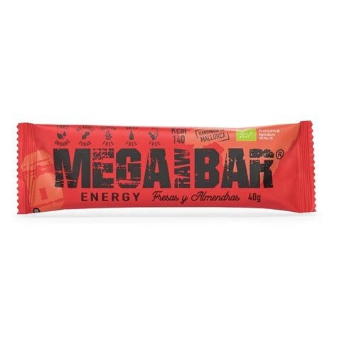 Barrita mega bar energy fresa y almendra 40g