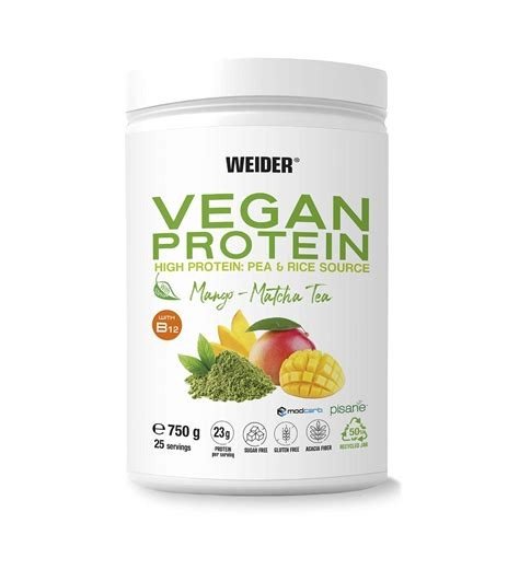 VEGAN PROTEIN MANGO MATCH 750G WEIDER