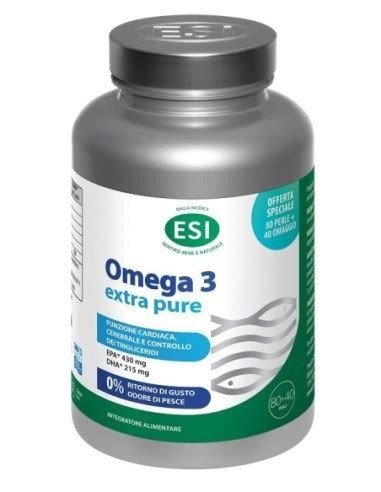 OMEGA 3 EXTRA PURE 80+40 PERLAS ESI