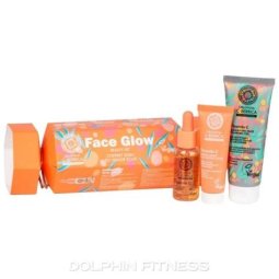 SET DE REGALO FACE GLOW GEL, CREMA Y SERUM VITAMINA C NATURA SIBERICA (CARAMELO)