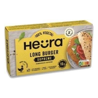 LONG BURGER SUPREME 210G HEURA